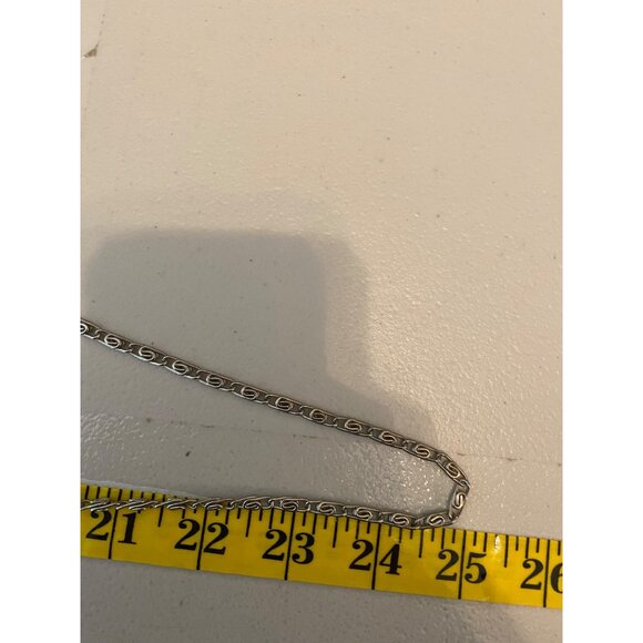 Vintage Black Beaded Clutch Purse With Chain Strap & Silver-Tone Frame - Picture 4 of 8